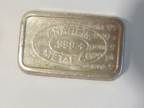 Vintage silver bar - silver, 1oz