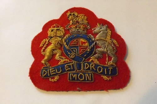 Military wire bullion - wire, badge