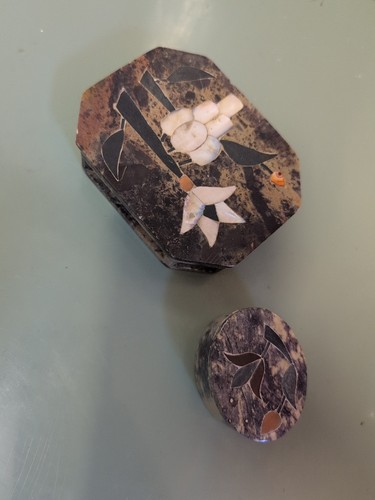 Handcrafted trinket box - handcrafted,