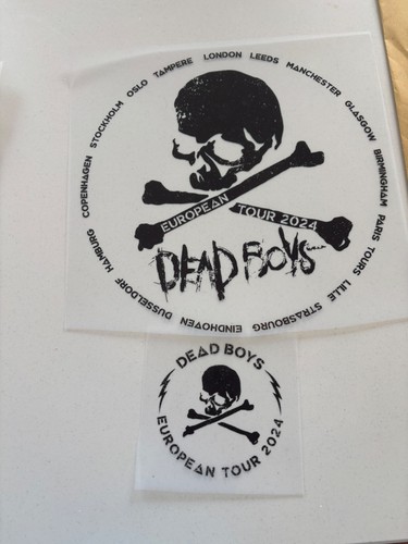 Dead boys rare shirt artwork - boys,
