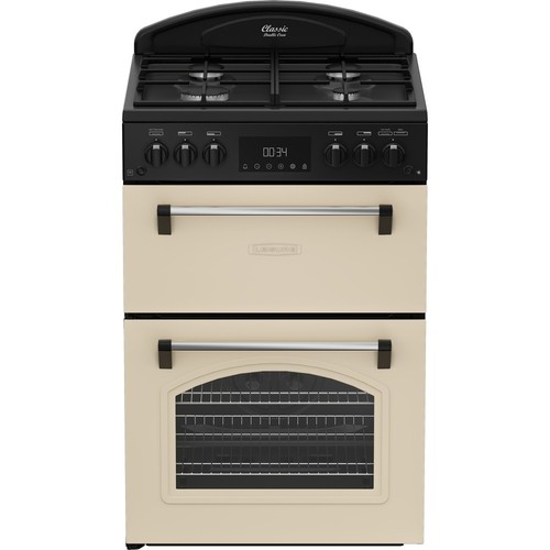 Freestanding gas double oven