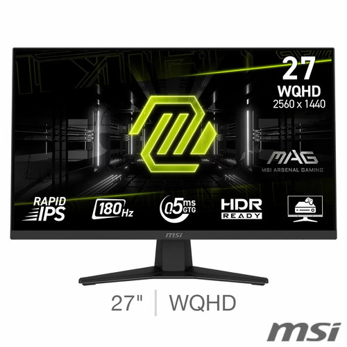 Msi mag 274qf wqhd 180hz - 27",