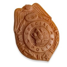 Vintage Toy Police Badge Clip