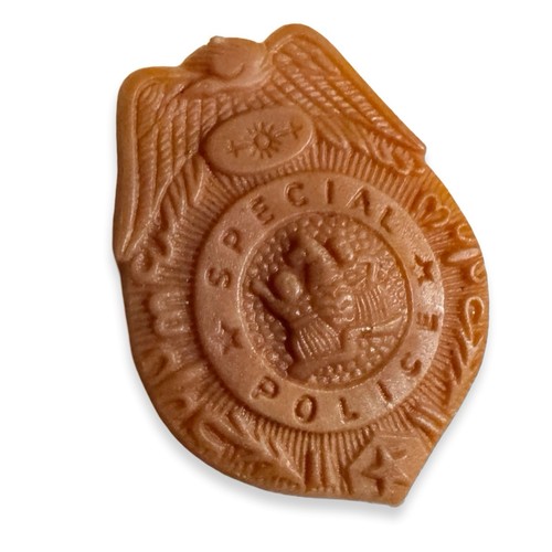 Toy police badge - police,