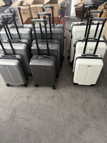 Silver grey set suitcases - of,