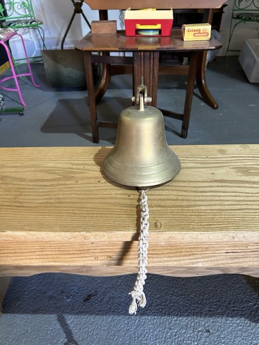 Traditional brass wall bell - traditional,
