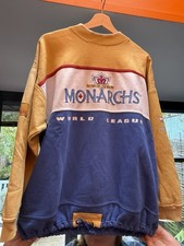 London Monarchs Vintage Sweat Shirt Size Medium
