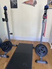 Power Rack Weight Stand Barbell Squat Spotter. From Powerhouse Fitness.