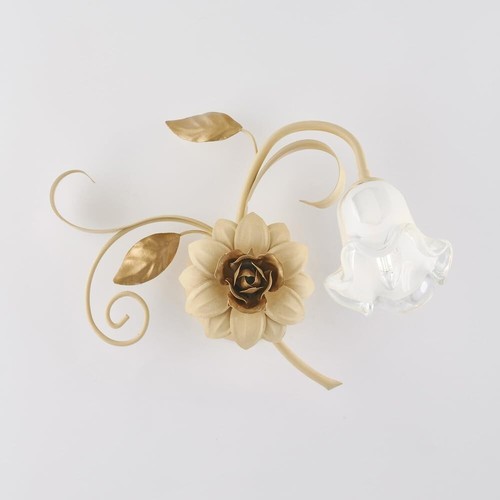 Classic wall sconce - sconce, ivory