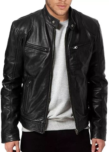 Black handmade stylish jacket - black,
