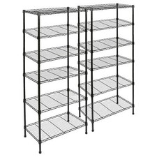 2x 6 Tier Adjustable Wire