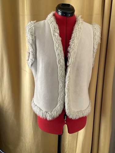 Ladies white faux - ladies, fur