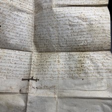 1638 french manuscript on - 📜,