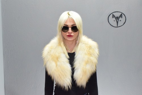 Genuine fox fur collar golden - fur,