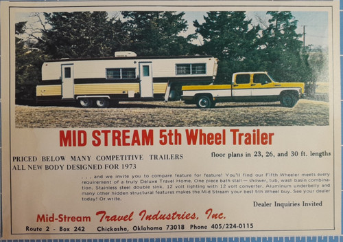 Mid stream 5th wheel trailer - wheel,
