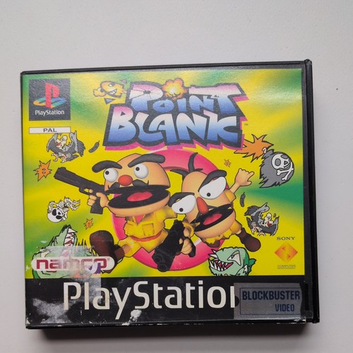 Point blank ps1 - blockbuster, ex