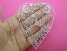 1 Ouija board planchette clear