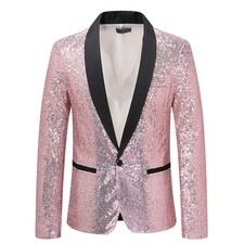 Glitter Sequin Blazer Jacket