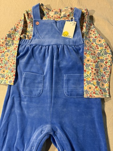 Baby boden blue velour - baby,