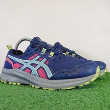 Asics Trainers Size 6.5 Women's Trail Scout 3 Indigo Blue Walking Running Shoes