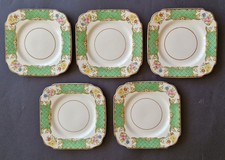 5 Burgess bros dessert plates