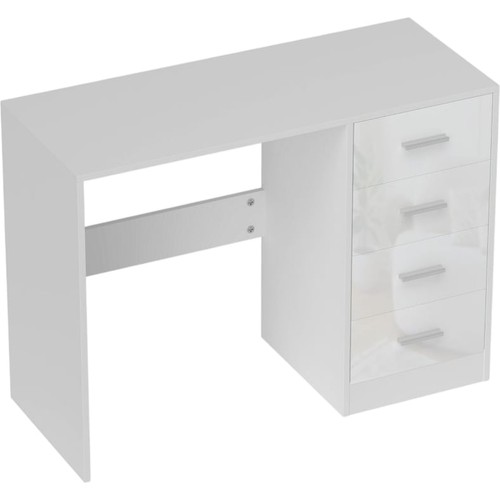 Homcom modern white computer - modern,