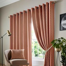 Burnt Orange Jacquard Pair
