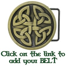 Celtic Cross Knotwork Belt