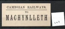 Cambrian Railways CR - Luggage