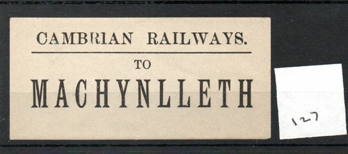 Cambrian railways luggage - railways,