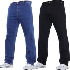 Mens Elasticated Waist Jeans