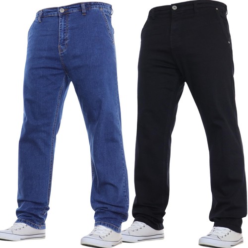 Mens elasticated waist jeans - waist,