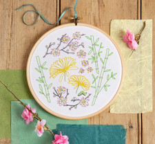 Japanese Garden Embroidery Kit