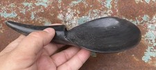 Vintage Very Large Buffalo / Bovine Horn Spoon Or Scoop Bowl 17cm domestic 