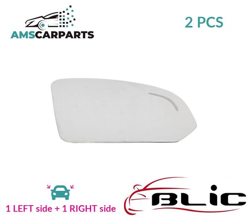 Rear view mirror glass pair - rear,