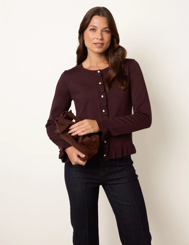 Blue vanilla womens ruffle - womens,