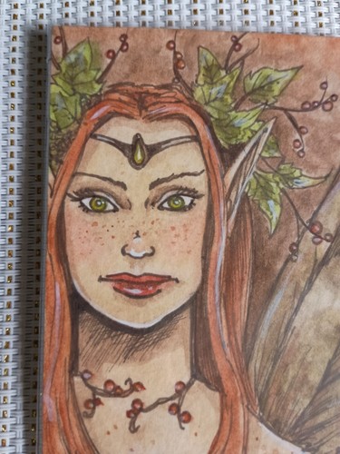 Original illustration aceo - original,
