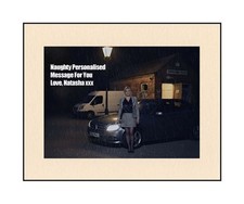 Subject: Nudes Natasha Nylons Public In Stockings Signed Mount Autograph Photo