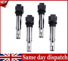 4x Coil Packs Set 036905715F For VW Golf 1.4 TSI VW Polo Jetta 1.6 FSI Tiguan