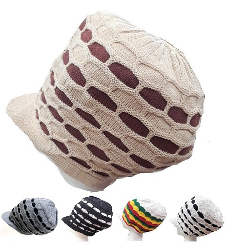 Long dreadlocks rasta hat - rasta,