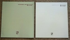 1987 1988 Porsche 911 Carrera & 911 Turbo Brochure & Technical Data Leaflet