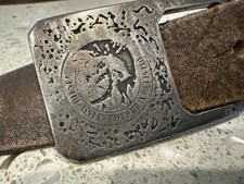 Vintage Diesel leather Belt - Made in Italy size 36 (90 cm)