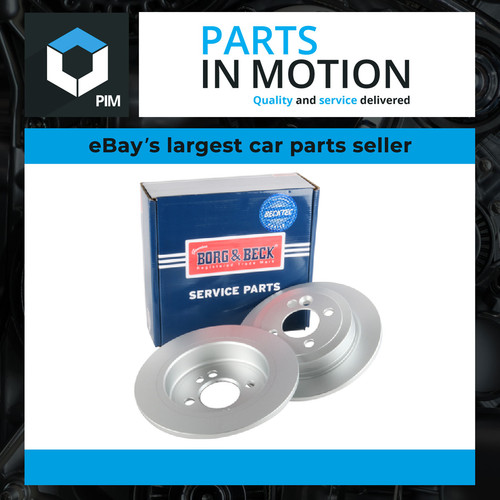 Brake discs pair solid - discs, fits
