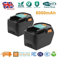 2x Battery For AEG 18V 6000mAh