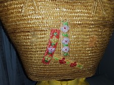 Vintage Rustic Wicker Shopping