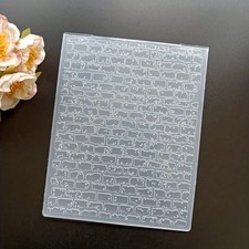 ?? OLD BRICK WALL - EMBOSSING FOLDER