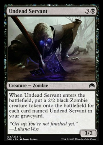 Undead servant origins mtg - servant,