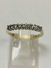 Stunning 18 Carat Yellow Gold DIAMOND ETERNITY Ring 0.25 carat