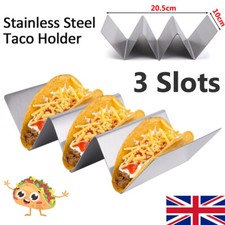 Stainless Steel 3-Slots Taco