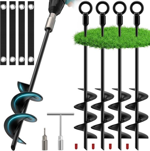 Ground anchors heavy duty tent - anchors,